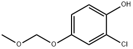 2-氯-4-(甲氧基甲氧基)苯酚 结构式