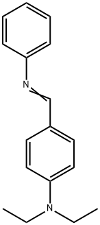 N-(4-(DIETHYLAMINO)BENZYLIDENE)ANILINE, 40046-95-5, 结构式