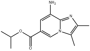 isopropyl 8-amino-2,3-dimethylimidazole[1,2-a]pyridine-6-carboxylic acid Structure