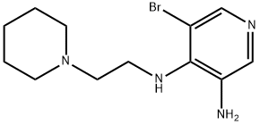 4057-52-7 (3-Bromo-5-nitro-pyridin-4-yl)-(2-piperidin-1-yl-ethyl)-amine