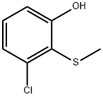 3-Chloro-2-(methylsulfanyl)phenol Struktur