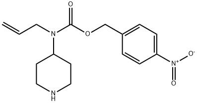 4-硝基苯甲基烯丙基(哌啶-4-基)氨基甲酯,413603-60-8,结构式