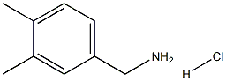 3,4-Dimethylbenzylamine Hydrochloride 化学構造式