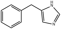 4-ベンジル-1H-イミダゾール 化学構造式
