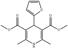 dimethyl 4-(furan-2-yl)-2,6-dimethyl-1,4-dihydropyridine-3,5-dicarboxylate Structure