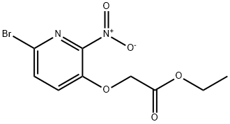 ethyl 2-(6-bromo-2-nitropyridin-3-yloxy)acetate Struktur