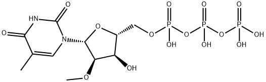 2'-O-Methyl-5-methyluridine 5'-triphosphate triethylammonium salt Structure