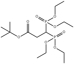 Tetraethyl (dimethylethoxycarbonylethylidene)bisphosphonate Struktur