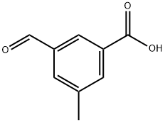 3-Formyl-5-methylbenzoic acid Structure