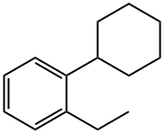 1-シクロヘキシル-2-エチルベンゼン 化学構造式