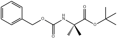 叔-丁基 2-(((苄氧基)羰基)氨基)-2-甲基丙酯, 4512-31-6, 结构式