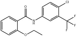 N-(4-Chloro-3-trifluoromethyl-phenyl)-2-ethoxy-benzamide Structure