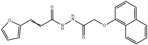 (2E)-3-(furan-2-yl)-N'-[(naphthalen-1-yloxy)acetyl]prop-2-enehydrazide|