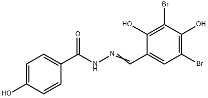 N'-(3,5-dibromo-2,4-dihydroxybenzylidene)-4-hydroxybenzohydrazide|