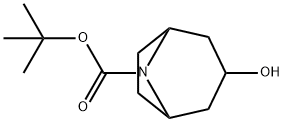 N-BOC-3-羟基-8-氮杂双环[3.2.1]辛烷,478837-18-2,结构式
