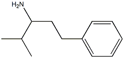 4-甲基-3-氨基戊基苯 结构式