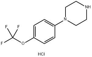 1-(4-Trifluoromethoxy-phenyl)-piperazine hydrochloride Struktur
