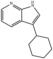 1H-Pyrrolo[2,3-b]pyridine, 3-cyclohexyl- Structure