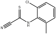N-(2-CHLORO-6-METHYLPHENYL)CYANOTHIOFORMAMIDE, 4953-72-4, 结构式