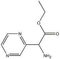 ethyl 2-amino-2-(pyrazin-2-yl)acetate Structure