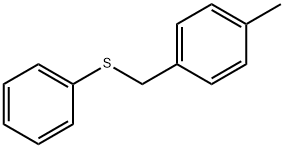 4-メチルベンジルフェニルスルフィド 化学構造式