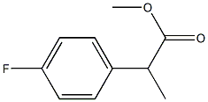 methyl 2-(4-fluorophenyl)propanoate Struktur