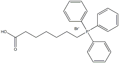 6-carboxyhexyl triphenylphosphonium bromide Structure