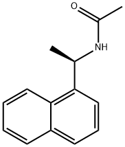 Acetamide, N-[(1R)-1-(1-naphthalenyl)ethyl]-
 Structure