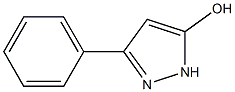 3-PHENYL-1H-PYRAZOL-5-OL 结构式