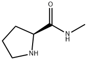 (2S)-N-甲基吡咯烷-2-酰胺, 52060-82-9, 结构式