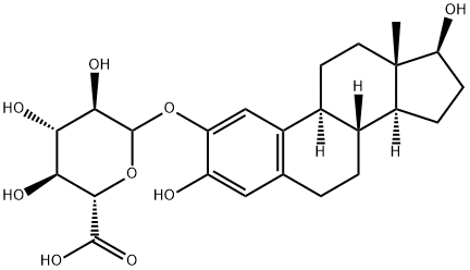 2-羟基雌甾二醇 2-葡糖苷酸, 52745-31-0, 结构式