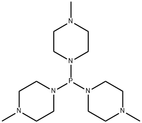 Tris(N-methylpiperazino)phosphine Structure
