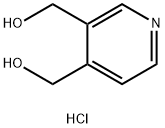 [4-(hydroxymethyl)pyridin-3-yl]methanol hydrochloride Struktur
