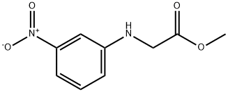 N-(3-NITROPHENYL)GLYCINE METHYL ESTER 化学構造式