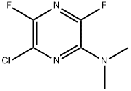 6-Chloro-3,5-difluoro-N,N-dimethylpyrazin-2-amine 结构式
