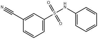 3-氰基-N-苯基苯磺酰胺, 56542-65-5, 结构式