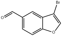 3-bromobenzofuran-5-carbaldehyde Struktur