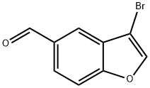 3-溴-苯并呋喃-5-甲醛,578028-25-8,结构式
