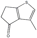 3-methyl-5,6-dihydro-4H-cyclopenta[b]thiophen-4-one Structure