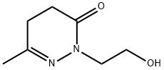 2-(2-Hydroxyethyl)-6-methyl-4,5-dihydropyridazin-3(2H)-one Structure