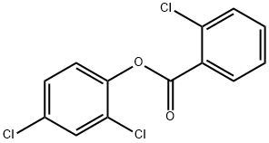 2,4-DICHLOROPHENYL 2-CHLOROBENZOATE Structure
