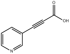 3-(ピリジン-3-イル)プロピオール酸 化学構造式