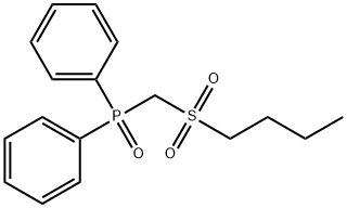 ((Butylsulfonyl)methyl)diphenylphosphine oxide Struktur