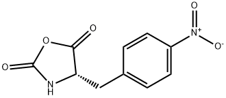 (S)-4-(4-硝基苄基)噁唑烷-2,5-二酮 结构式