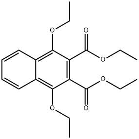 1,4-二乙氧基萘-2,3-二羧酸二乙酯, 59883-08-8, 结构式