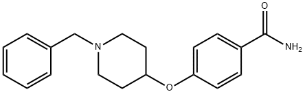 4-((1-Benzylpiperidin-4-yl)oxy)benzamide Struktur