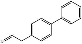 2-([1,1'-ビフェニル]-4-イル)アセトアルデヒド 化学構造式