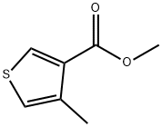 4-甲基噻吩-3-羧酸甲酯, 61755-84-8, 结构式