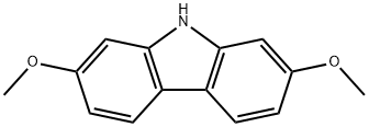 2,7-ジメトキシ-9H-カルバゾール 化学構造式