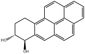 (7R,8R)-7,8,9,10-TETRAHYDROBENZO[DEF]CHRYSENE-7,8-DIOL Struktur